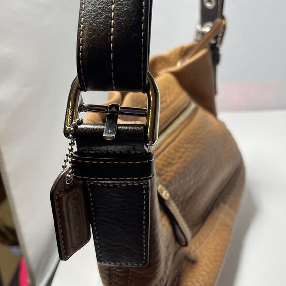 Coach Leather Baguette - Soho C-0782 F 10942 - Y2K Hobo Satchel Boho Carmel Tan - Picture 8 of 13